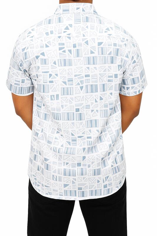 Aqua Geo Short Sleeve - Image 2