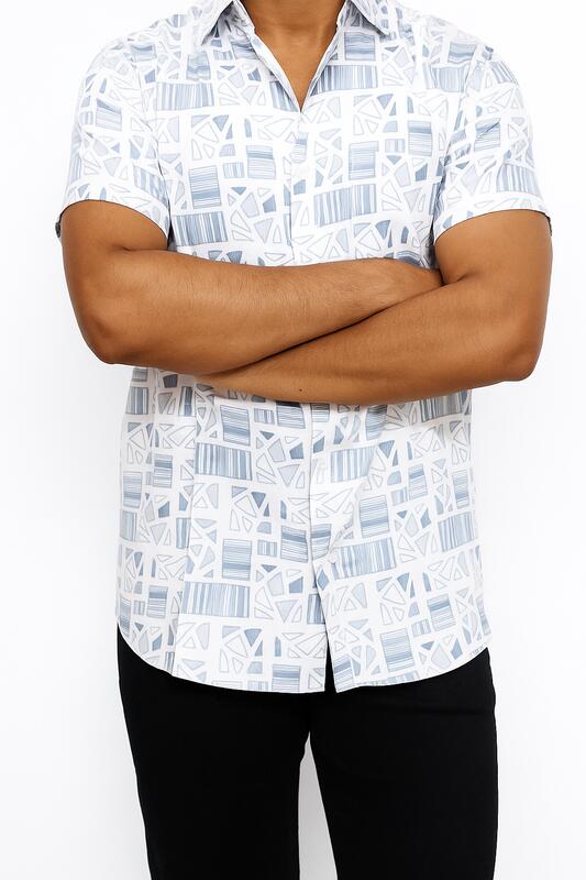 Aqua Geo Short Sleeve - Image 3
