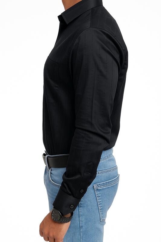 The Executive Shadow Shirt: Obsidian Black - Image 3
