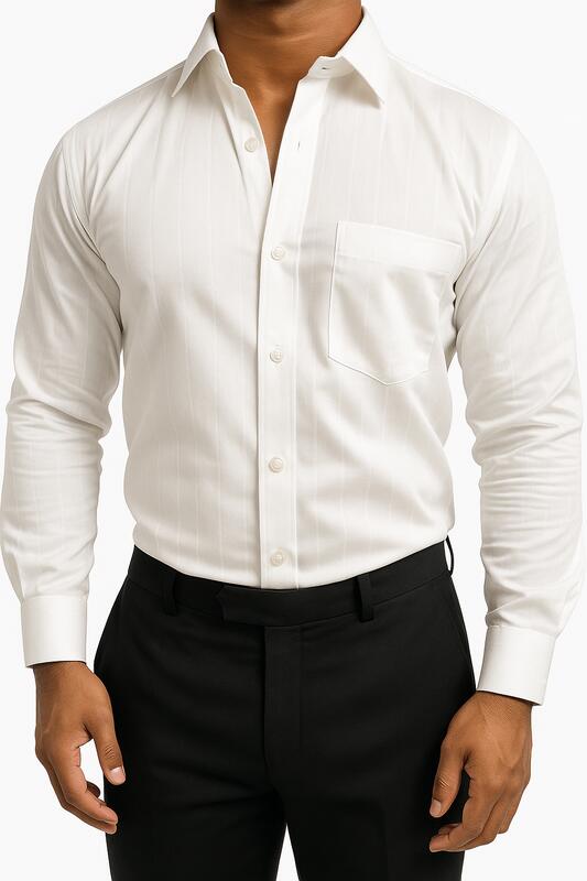 Executive Shadow Shirt: Glacier White - #ffffff