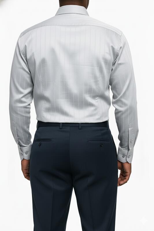 Executive Shadow Shirt – Platinum Grey - Image 2