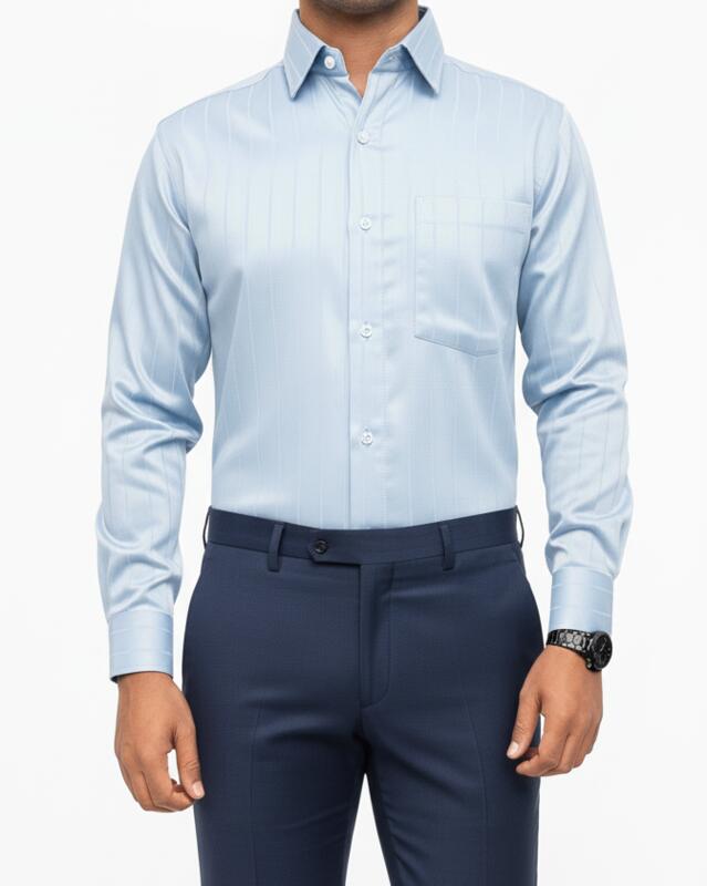 Executive Shadow Shirt: Sky Blue