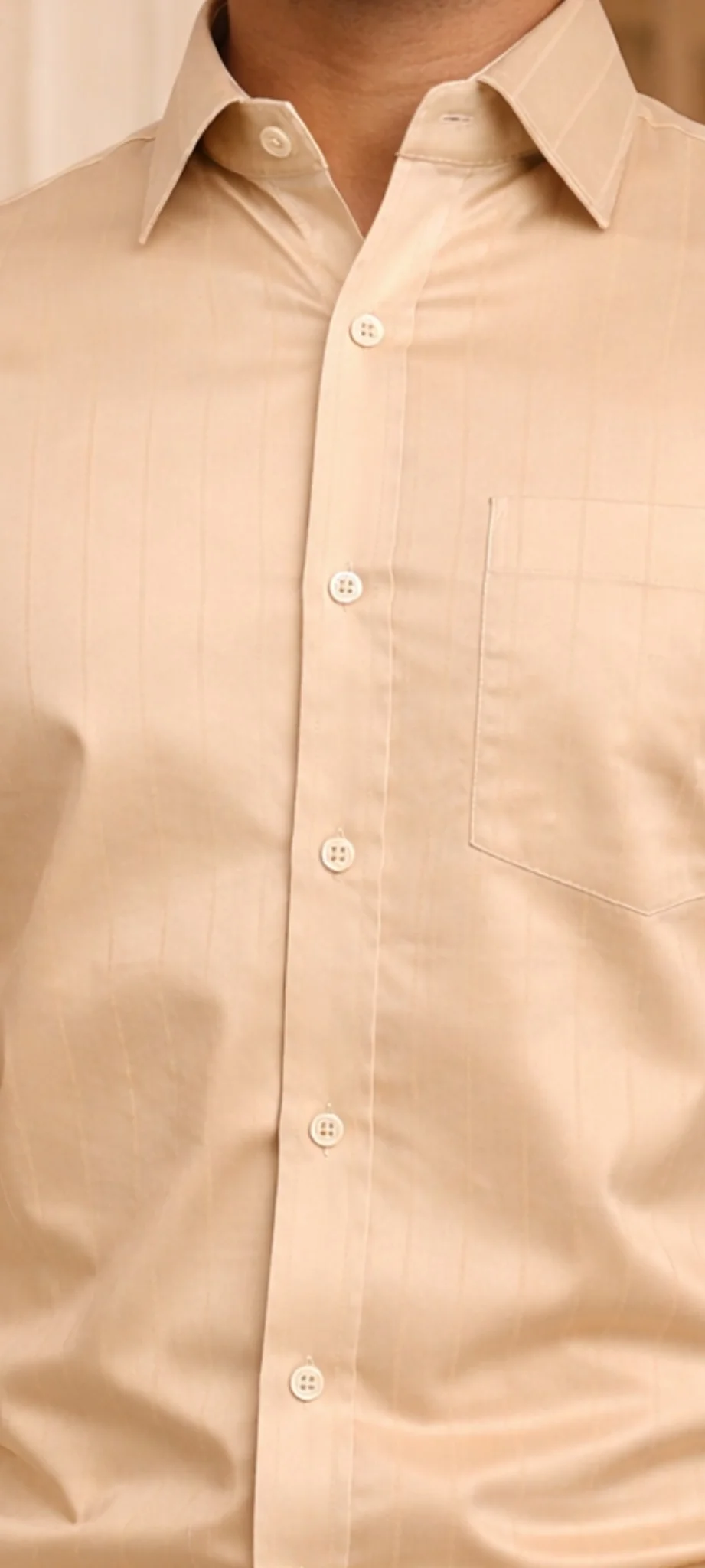 Executive Shadow Shirt – Desert Sand - Image 3
