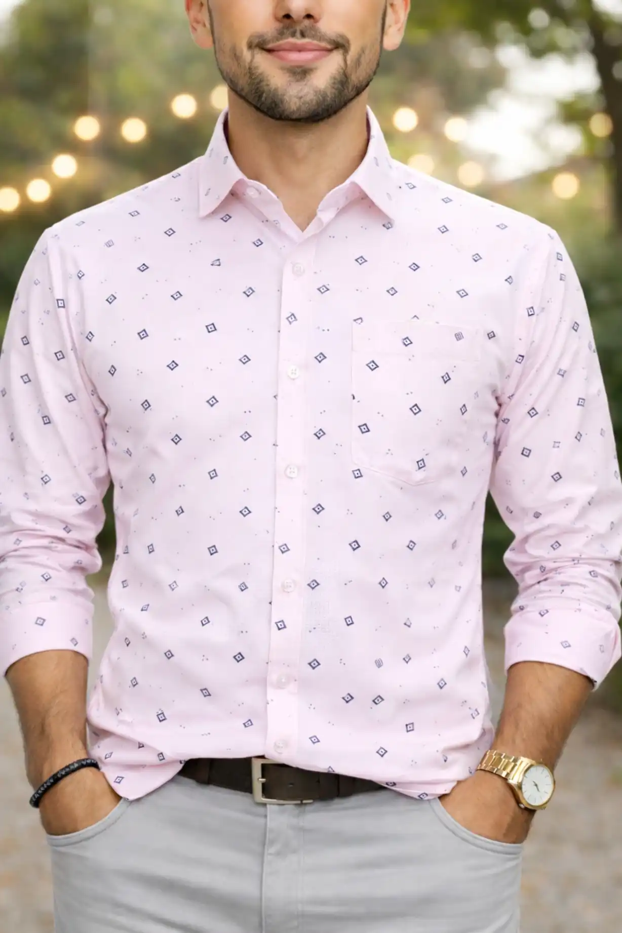 Men’s Premium Printed Casual Shirt