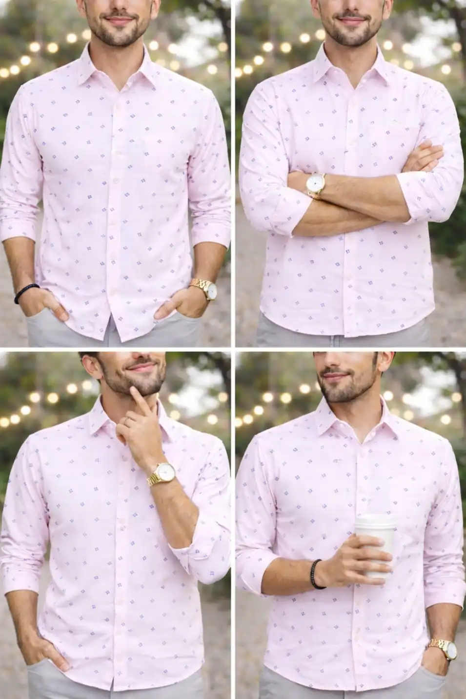 Men’s Premium Printed Casual Shirt