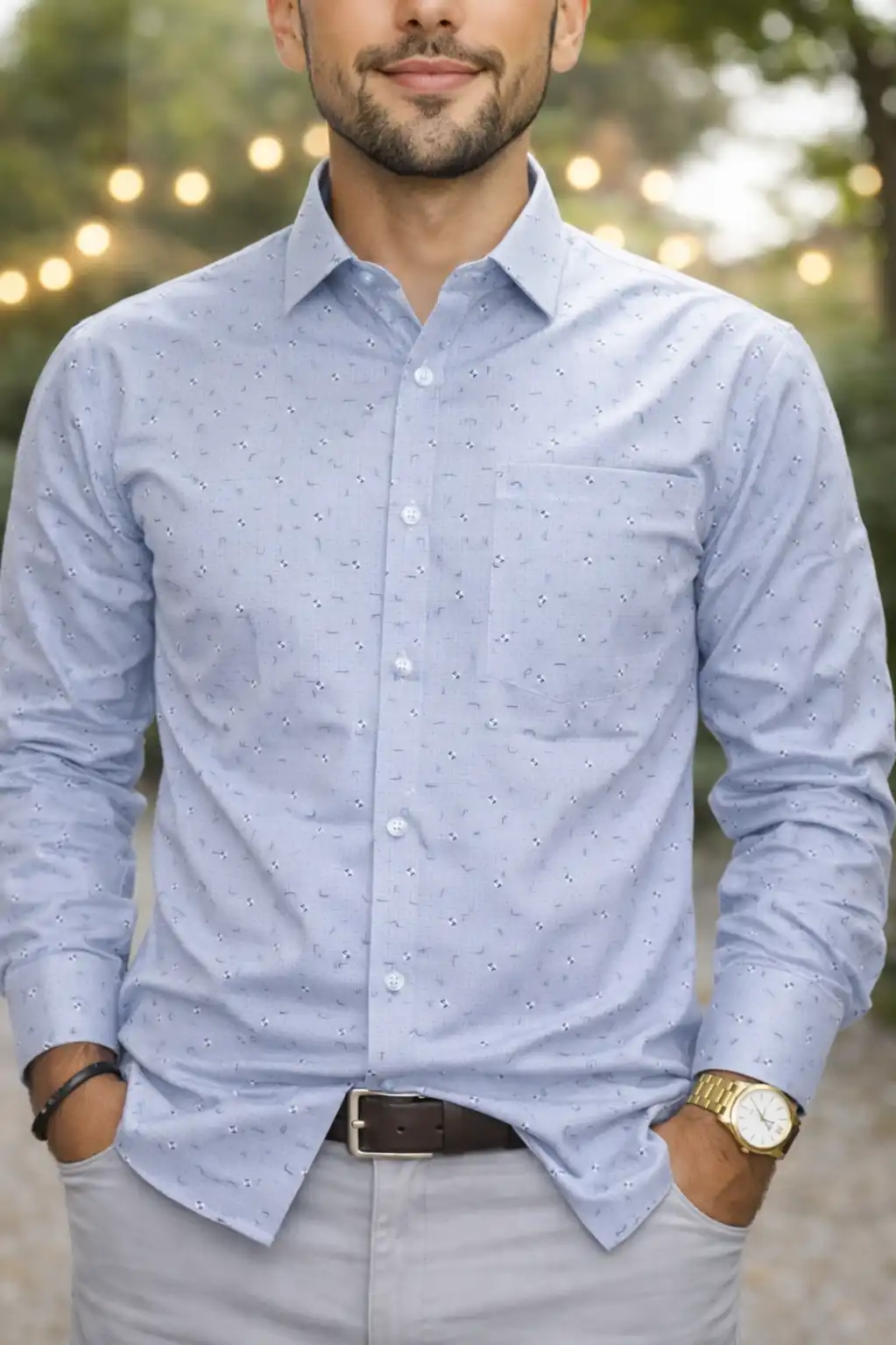 Men’s Premium Printed Casual Shirt