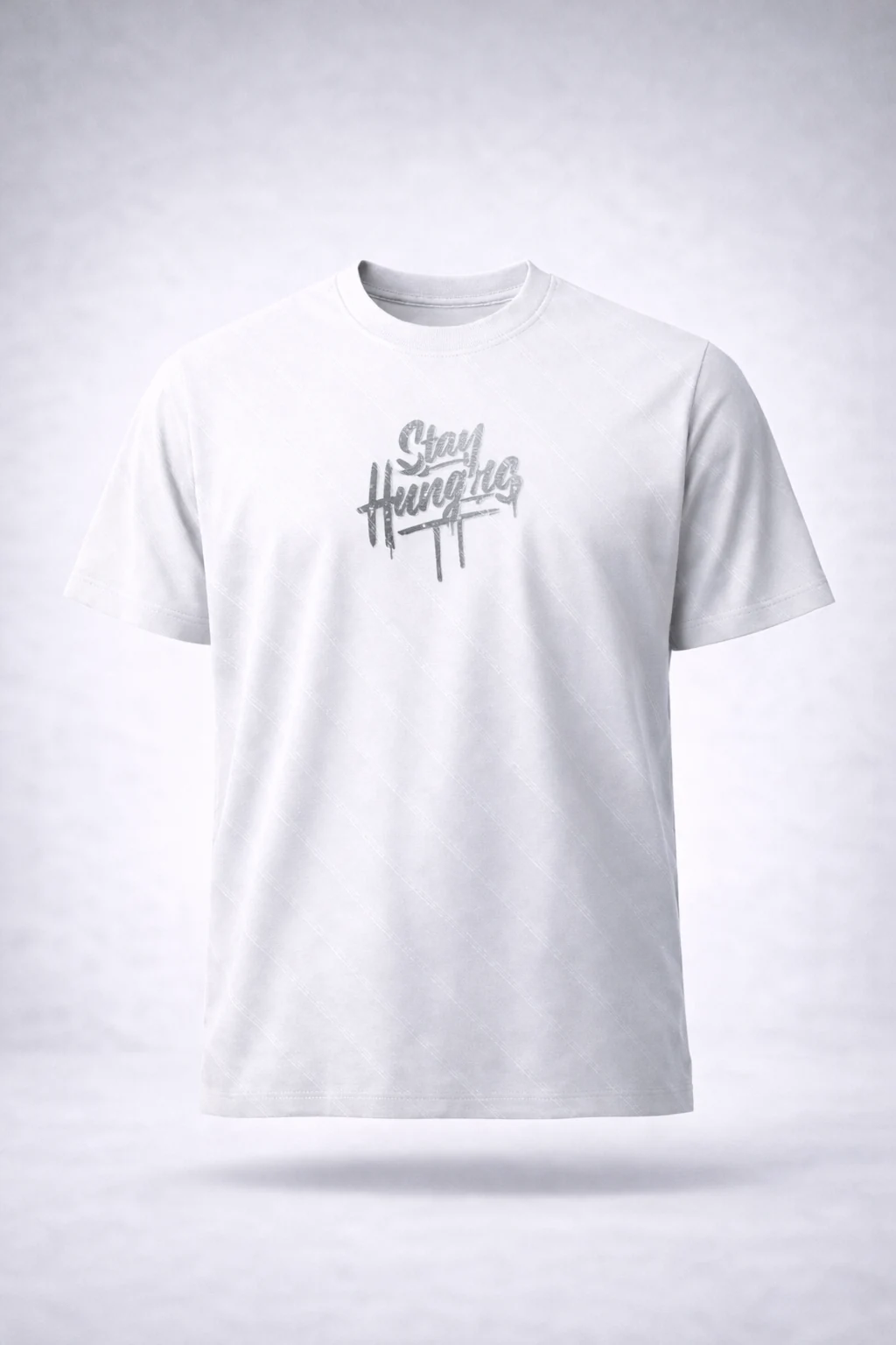 Men’s Popcorn Textured Crew Neck T-Shirt - Image 2